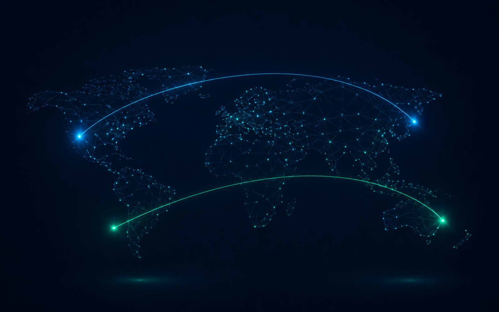 Minimal abstract global markets map